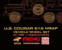 U.S. Cougar 6x6 MRAP- Sagged Wheel Set