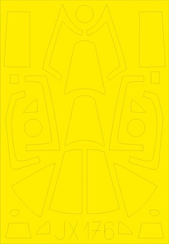 1/32 Vought F4U-1A Corsair Mask for Tamiya