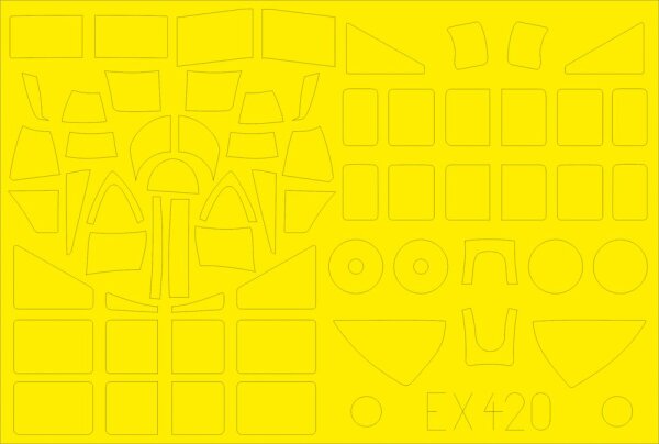 1/48 Sukhoi Su-2 Soviet Light Bomber Mask for Zvezda