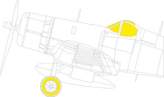 Vought F4U-1A Corsair TFace Masks (Hobby Boss)