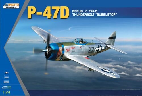 1/24 Republic P-47D Thunderbolt Bubble Top