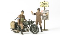 British BSA M20 Motorcycle with Military Police