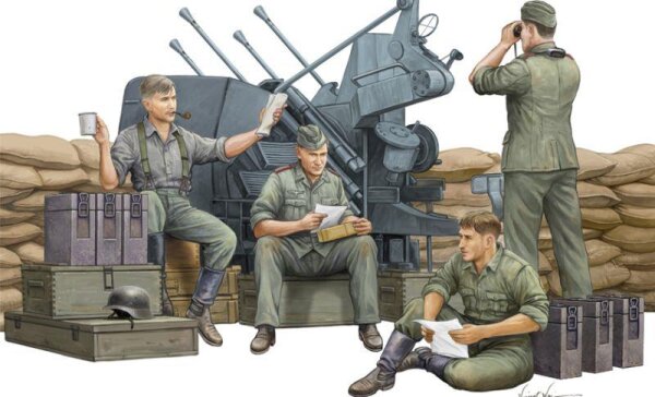 1/35 German Anti-Aircraft Gun Crew