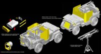 Armored 1/4 Ton 4x4 Truck w/Bazooka