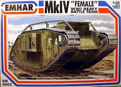 Emhar EM4001 Mark IV "Female" WWI Heavy Battle Tank 1:35
