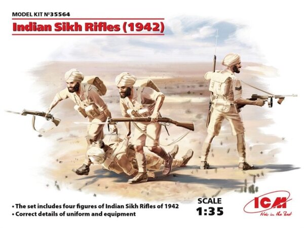 Indian Sikh Rifles - 1942