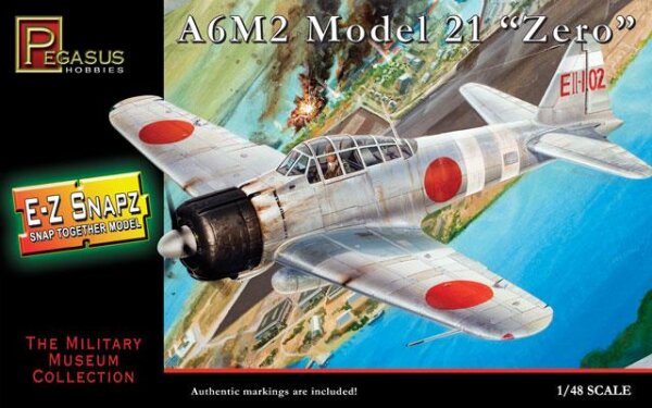 Mitsubishi Zero A6M2 Model 21 (Snap Kit)