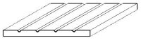 Strukturplatte, 1x150x300 mm, Raster 0,75 mm, 1x
