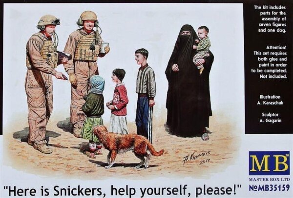 1/35 Here is Snickers, help yourself, please!