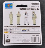 WWII US Navy Figuren Set 1:200