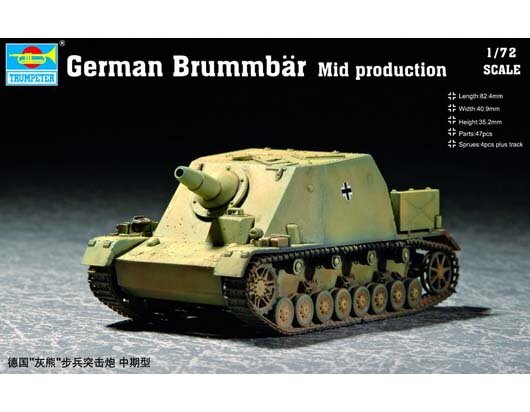 1/72 Sd.Kfz. 166 Brummbär, mittlere Produktion