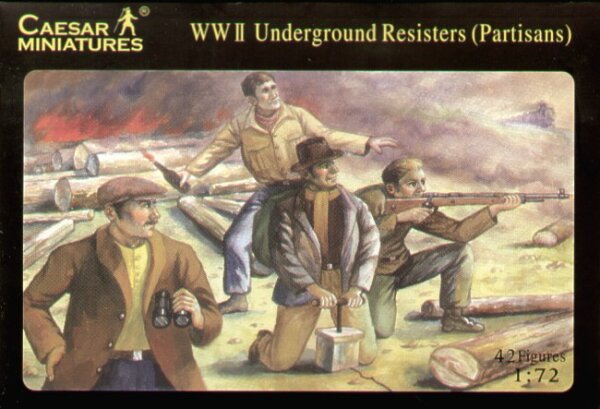 1/72 WWII Underground Resisters (Partisanen)