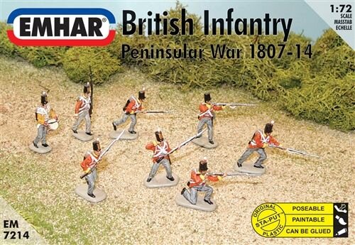 1/72 Britische Infanterie - Peninsular War 1807 - 1814