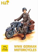 1/72 WWII German Zundapp Motorcycles