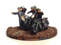 1/72 WWII German Zundapp Motorcycles
