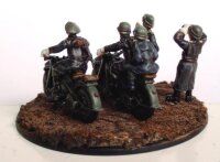 1/72 WWII German Zundapp Motorcycles