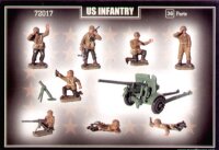 US Infantry with 37mm gun WWII
