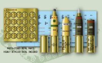 UK 95mm Howitzer Ammo Set (Brass) 1:35