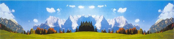 Modellhintergrund Karwendelgebirge" 320 x 100 cm"