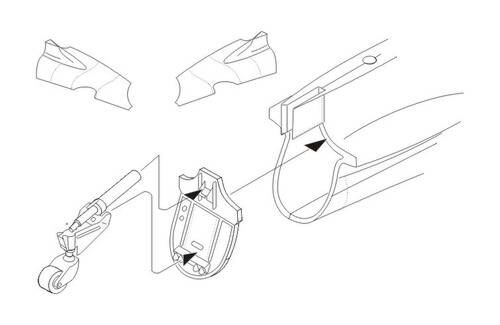 Mitsubishi A6M3/3a/A6M5 Zero - Tail cone set