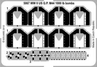 US General Purpose M44 He Bombs 1000 lbs (2 pcs)