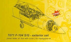 F-104S/G Starfighter Exterior (Hasegawa)