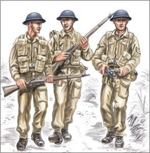 Britische Soldaten WWII