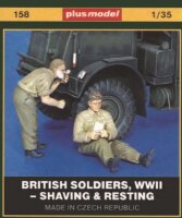1/35 British Soldiers, WWII - Shaving & Resting