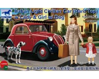 Italian Light Civilian Car (Hard Top) + Lady & Dog