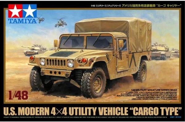 1/48 US Modern 4x4 Utility Vehicle "Cargo Type"