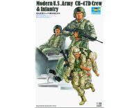 1/35 Modern U.S. Army CH-47D Crew + Infantry