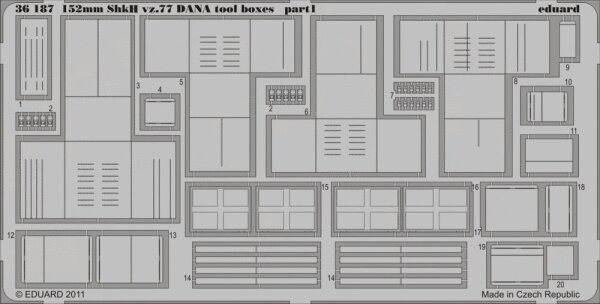 152mm ShkH vz.77 DANA tool boxes