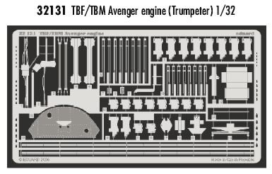 Grumman TBF / TBM Avenger Engine (Trumpeter) - Modellbauversand Hanke ...