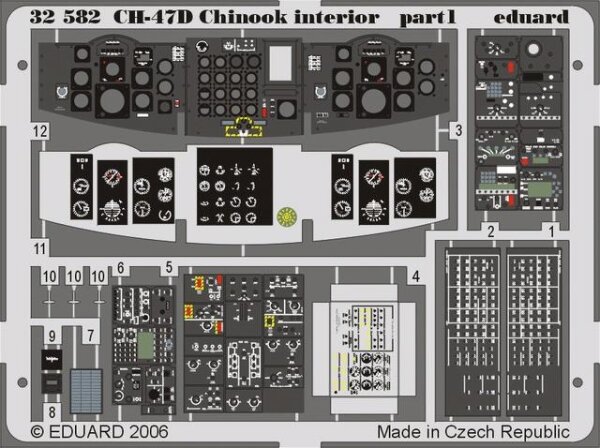 CH-47D Chinook interior (Trumpeter)