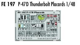 P-47D Thunderbolt Placards