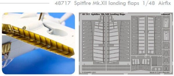 Spitfire Mk.XII landing flaps (Airfix)