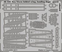 Sea Vixen FAW.2 landing flaps, folded wing