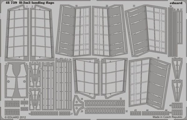 Ilyushin Il-2m3 Stormovik landing flaps (Tamiya)