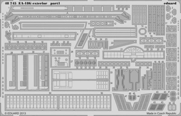 1/48 Boeing EA-18G Growler exterior (Italeri)