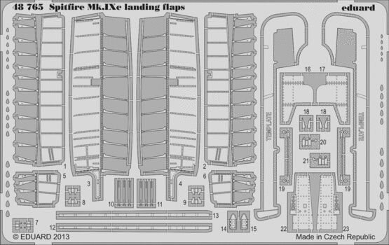 Supermarine Spitfire Mk.IXc landing flaps (Eduard)