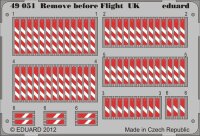Remove Before Flight/RBF RAF/UK