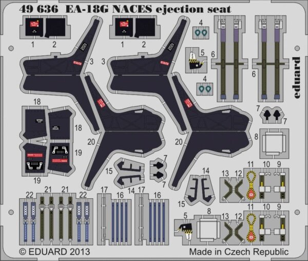 EA-18G Growler NACES ejection seat (Italeri)