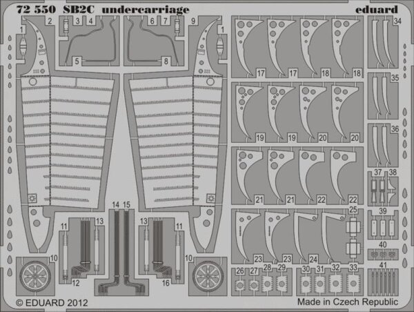 Curtiss SB2C-3/SBC-4 Helldiver undercarriage