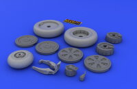 1/48 MiG-21 Wheels for Eduard Kits