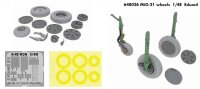 1/48 MiG-21 Wheels for Eduard Kits