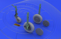 1/48 MiG-21 Wheels for Eduard Kits