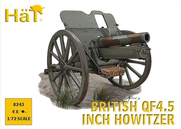 British QF4.5 inch Howitzer WWI