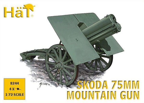 1/72 Skoda 75mm Mountain Gun WWI