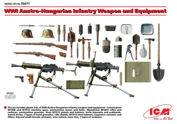 WWI Austro-Hungarian Infantry Weapon and Equipment