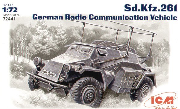 1/72 Sd.Kfz. 261 German Radio Communication Vehicle